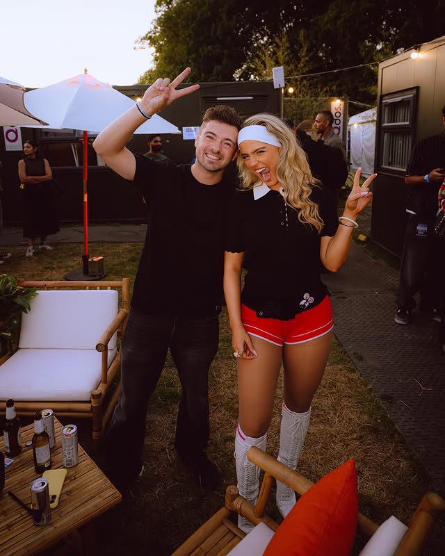 Martin Garrix & Libby Whitehouse Backstage